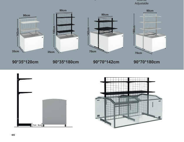 Fagyasztó szekrények